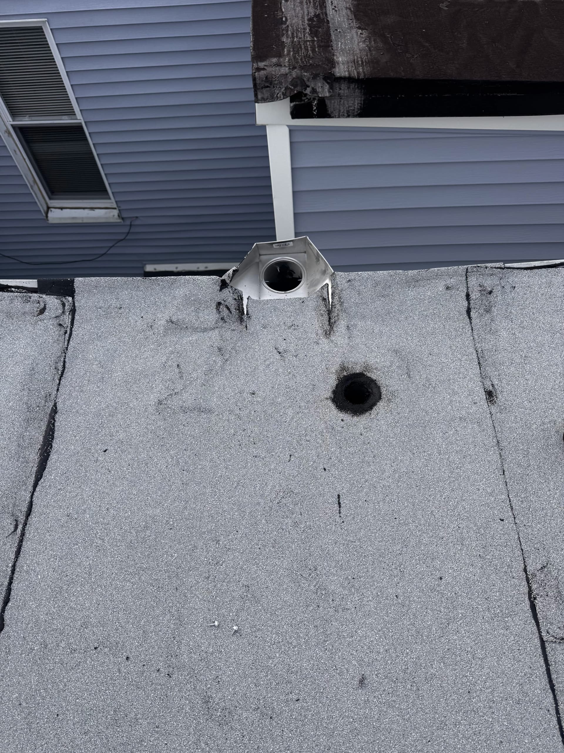 Gallery photos for Flat Roof Replacement With Drain and Gutter Fix: Image #3