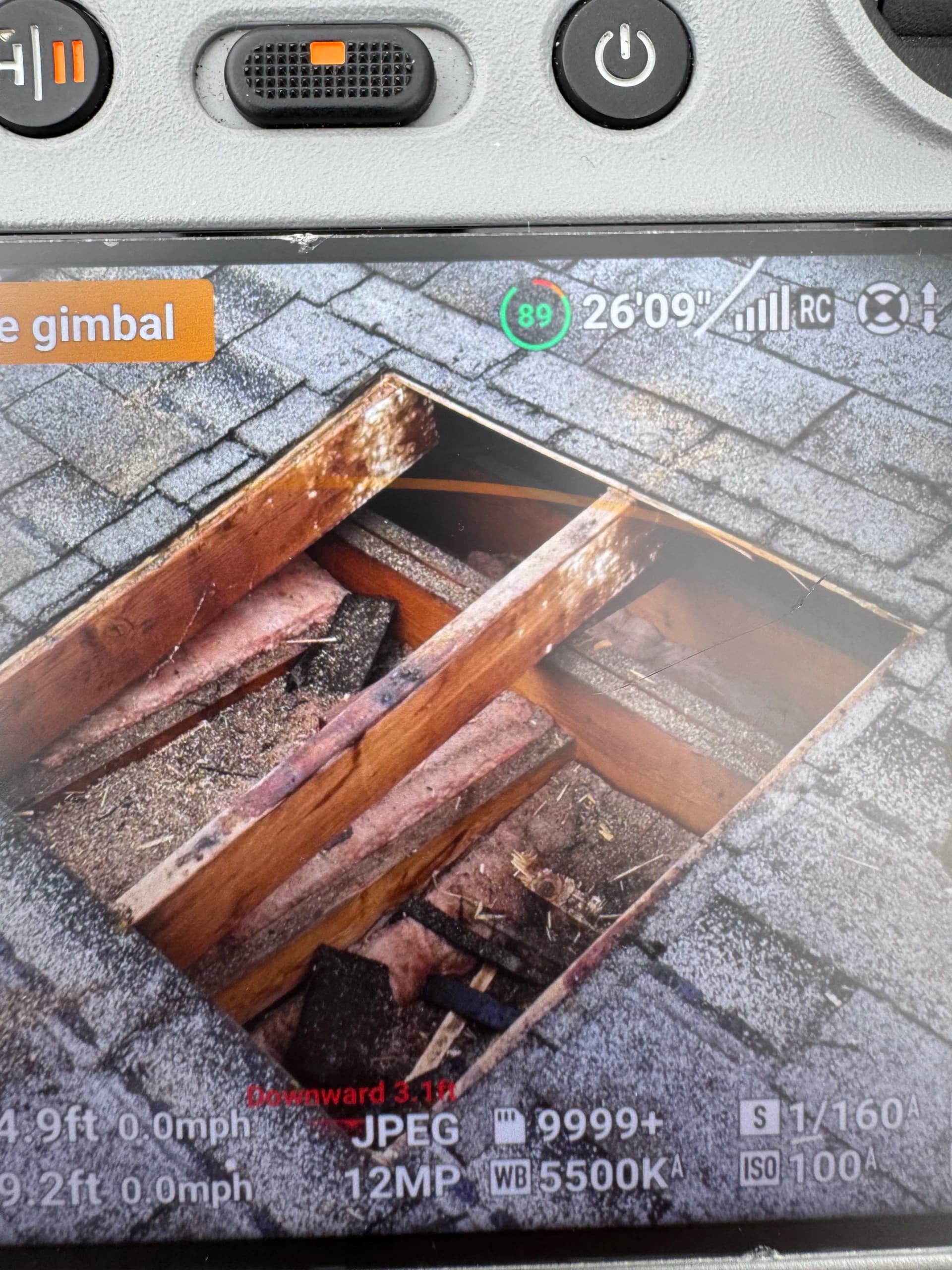 Gallery photos for Emergency Roof Repair After Storm Damage and Satellite Dish Removal: Image #2
