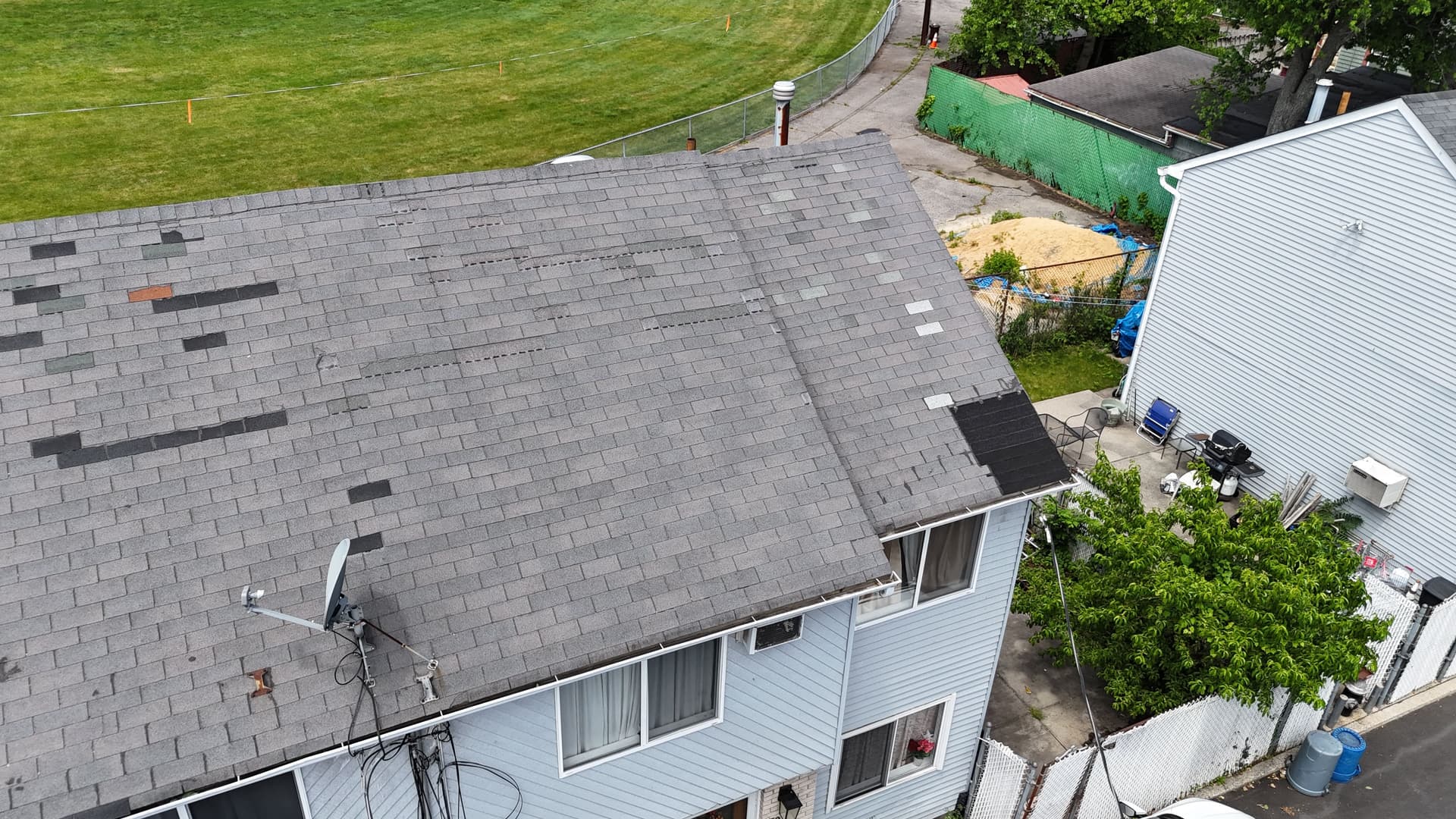 Shingle Roof Replacement with New Metal Fascia on Staten Island image