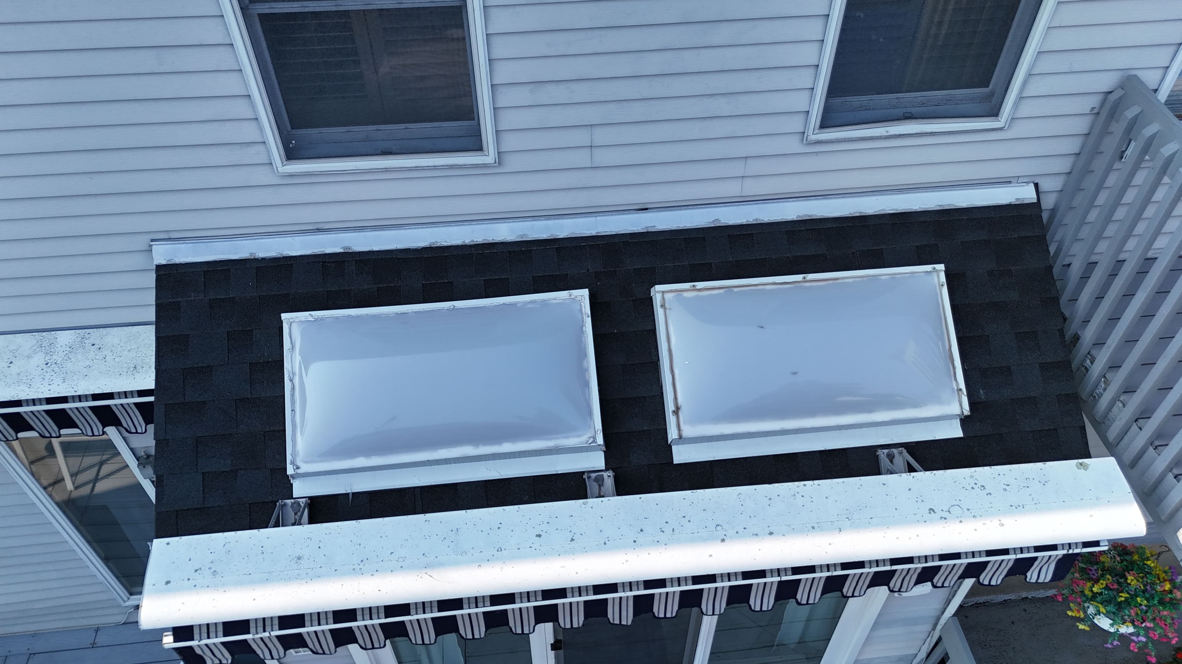 Project Closing In 2 Old Skylights on a Staten Island Roof image