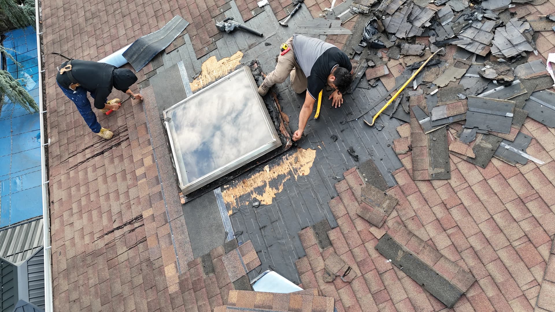 Gallery photos for Leaky Skylight Repair and Flashing Fix in Staten Island: Image #1