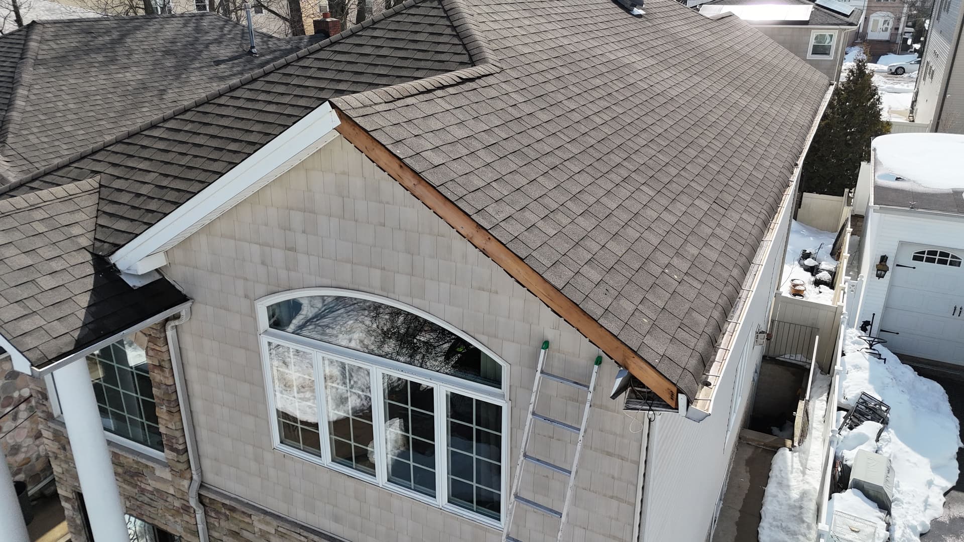Emergency Rake Board and Soffit Repair in Staten Island