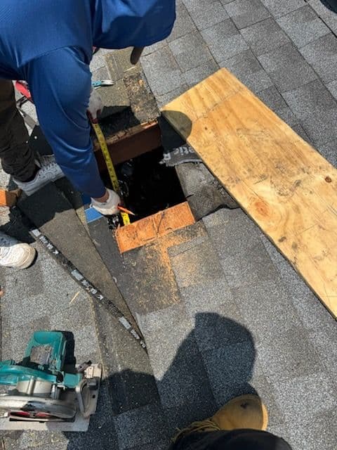 Gallery photos for Tree Damage Repair Restores Roof in NY: Image #1