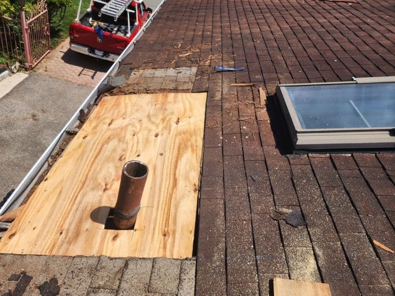 Gallery photos for Transforming Rotten Roof to Reliable Shelter: Image #1