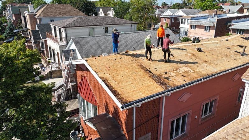 Stylish Flat Roof Transformation with Superior Durability image